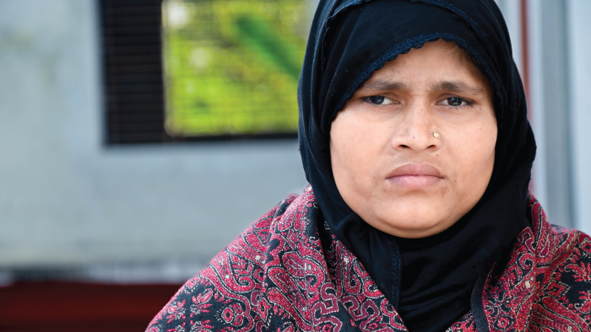 Smriti at the Women-Led Green Vision Centre in Haimchar, Bangladesh 2024 (Credit: All images supplied by Sahos Mostafiz / Orbis)